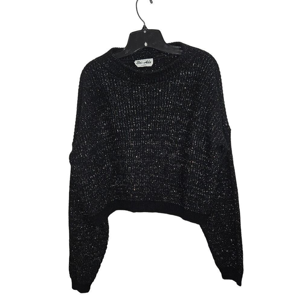 Vintage Bri-Ada by Howie Crop Oversized Metallic Sweater. Size XL.